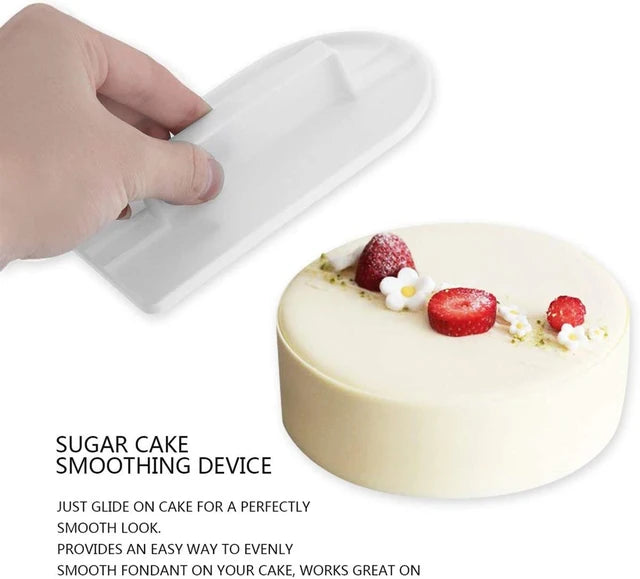 Cake Scraper Smoother Adjustable Fondant Spatulas Cake Edge Smoother Cream Leveling Device DIY Baking Tools Cakes Pastry Spatula