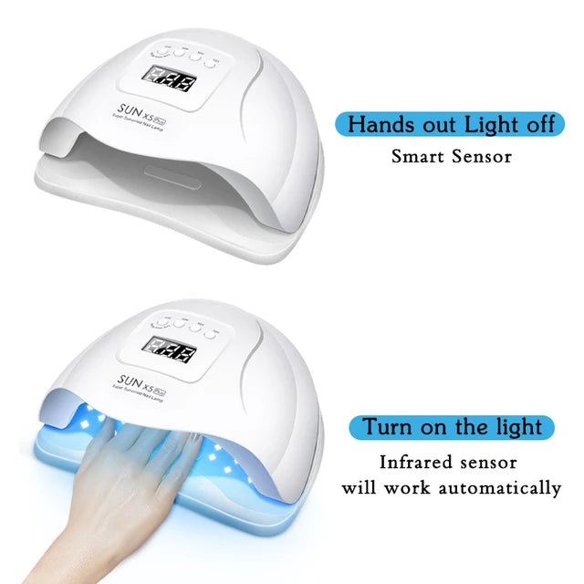 Nail Dryer LED Nail Lamp UV Lamp For Curing All Gel Nail Polish With Motion Sensing Manicure Pedicure Salon Tool