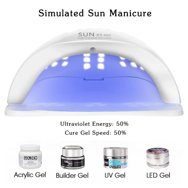 Nail Dryer LED Nail Lamp UV Lamp For Curing All Gel Nail Polish With Motion Sensing Manicure Pedicure Salon Tool