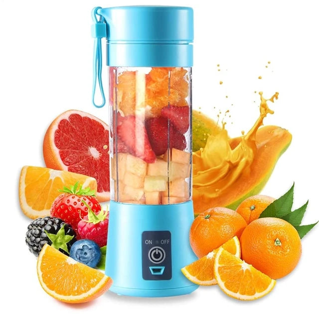 Electric Mini Juice Shake Blender Portable Mini Whirlwind Juice Cup Charging Mini Edition Fruit Juice Machine 6 Blades