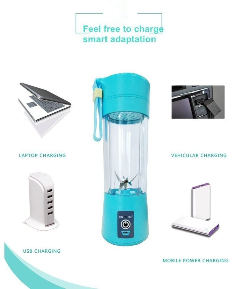 Electric Mini Juice Shake Blender Portable Mini Whirlwind Juice Cup Charging Mini Edition Fruit Juice Machine 6 Blades