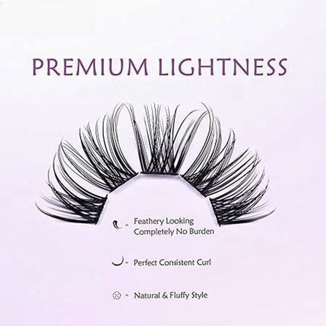 280pcs 60D/80D Mix Length C/D Curl Easy to Apply at Home DIY Lash Extension Kit