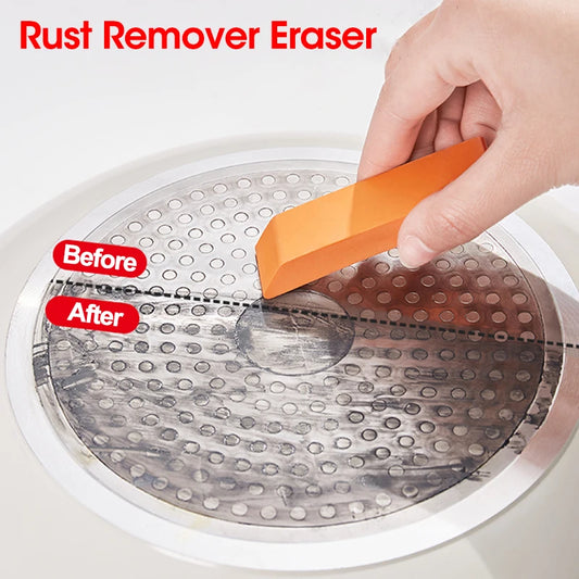 Easy Limescale Eraser Bathroom Glass Rust Remover Rubber Eraser Household Kitchen Cleaning Tools for Pot Scale Rust Brush