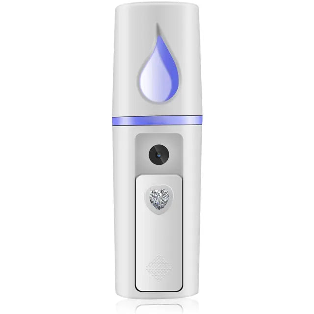 Nano Facial Steamer Mist Spray Eyelash Extensions Cleaning Pores Water SPA Moisturizing Hydrating Face Sprayer USB Rechargeable