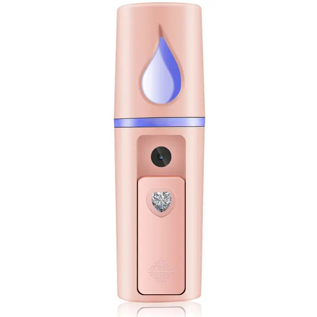 Nano Facial Steamer Mist Spray Eyelash Extensions Cleaning Pores Water SPA Moisturizing Hydrating Face Sprayer USB Rechargeable