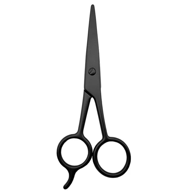 Stainless Steel Facial Hair Shears Cutting Mustache Eyebrow Trimming salon Razor Edge Barber Beard Scissors