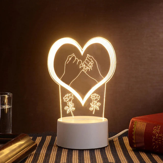 Creative 3D Nightlight Valentine's Day Nightlight Gift