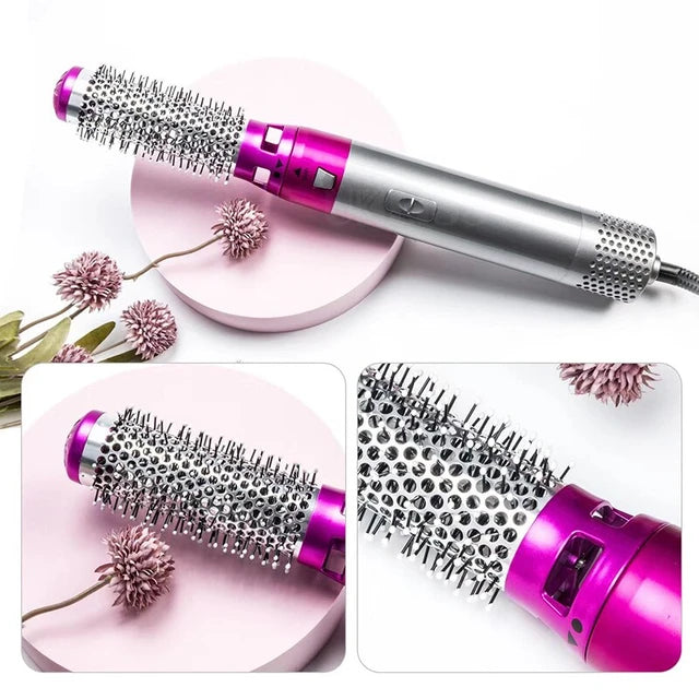 Hair Dryer Comb A 5 in 1 Hot Air Comb For Curling And Straightening Hair Automatic Straight Hair Comb And Hair Dryer Hot Comb