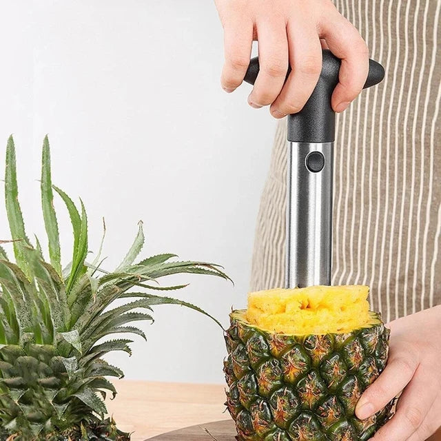 Spot Stainless Steel Pineapple Peeler Pineapple Corer Slicer Fruit Cutter Easy Slicer Peeler Kitchen Gadget Delivery Fast