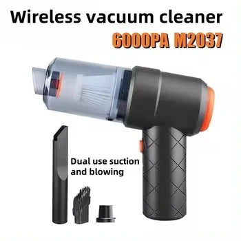 Wireless Car Vacuum Cleaner 6000Pa 120W Cordless Handheld Auto Portabale Vacuum High-power Vacuum Cleaner For Home Office Car